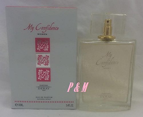DeRay My Confidence Perfume for Women - 3.4 oz / 100ml Eau de Parfum Spray | Long-Lasting Floral Fragrance for Date Night, Office & Special Occasions