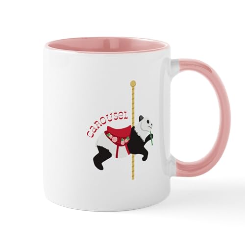 White/Pink Inside - Panda Carousel Mugs
