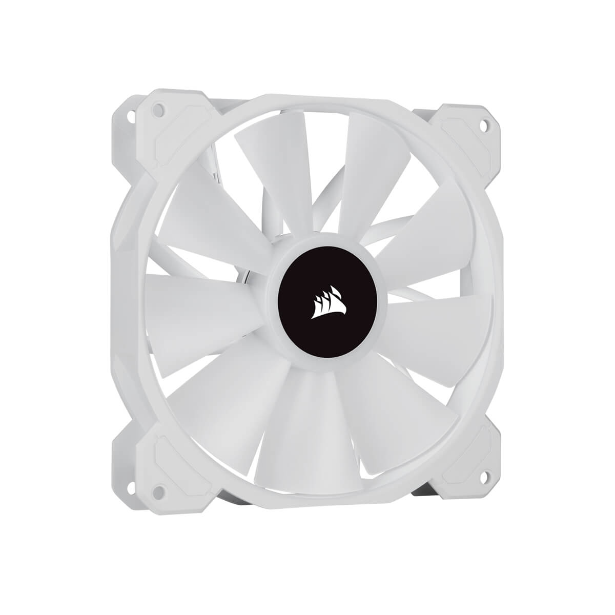 Corsair iCUE SP140 RGB ELITE White Performance 140mm PWM Dual Fan Pack with Lighting Node - High Airflow PC Cooling for Gaming Rigs & Computer Cases
