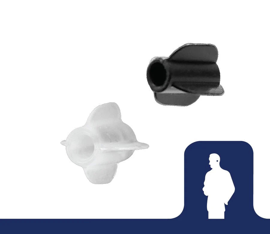 TORPEDO Aerodynamic Wireless Earbuds - Bluetooth 5.0, Noise Cancelling, 24H Playtime (1 Pack, Clear/Black) | Perfect for Gym, Running, Travel & Workouts