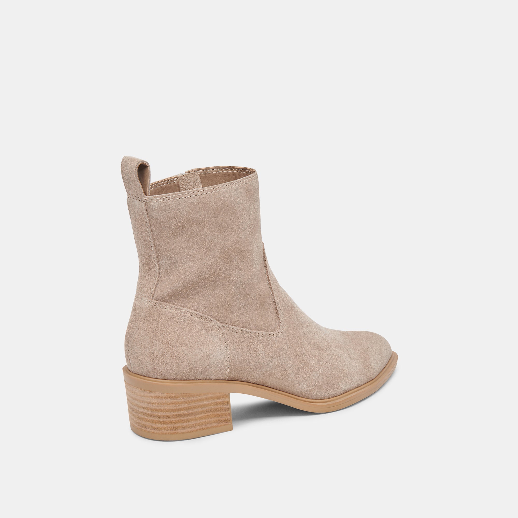 BILI H2O Waterproof Booties for Women - Soft Suede TAUPE Color - Comfortable Slip-On Shoes for Beach, Pool, and Spa Use