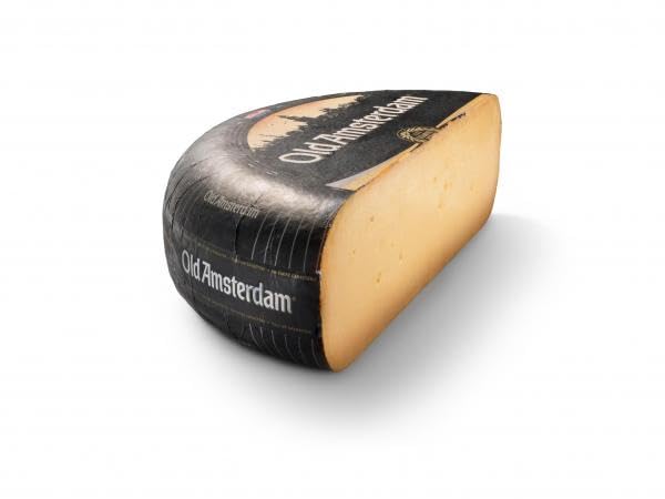 Old Amsterdam Classic Demi-roue Cheese Wheel - Premium Dutch Gouda for Charcuterie Boards, Wine Pairing & Gourmet Cooking