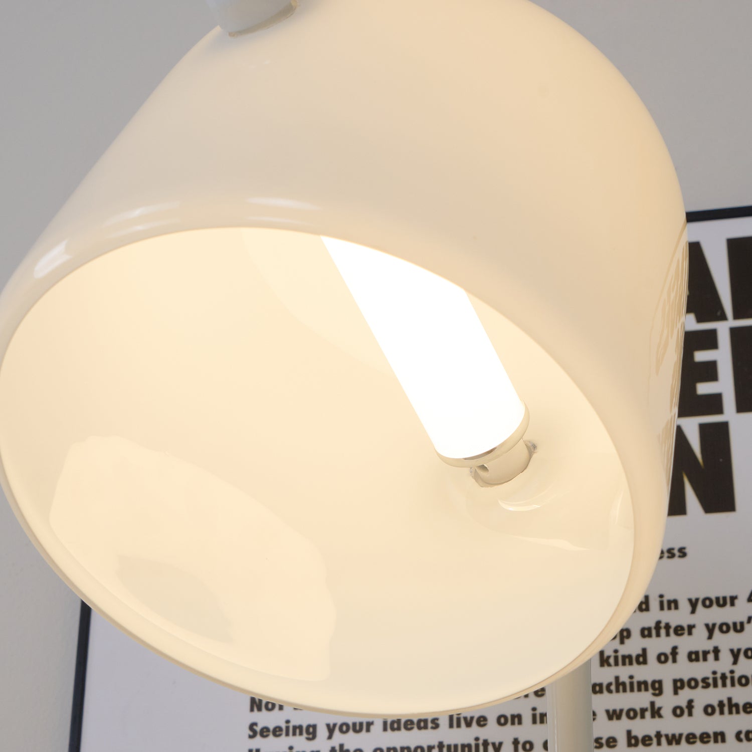 Penumbra Modern Table Lamp - Adjustable LED Desk Light for Home Office, Bedroom & Living Room - Warm White & Cool White Dimmable Lighting for Reading, Working & Relaxing