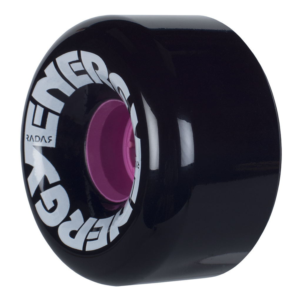Radar Energy 65mm Skateboard Wheels 4-Pack - High Performance Wheels for Smooth Riding on Streets and Parks