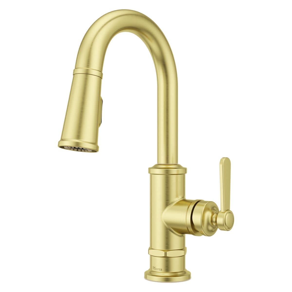 Pfister GT572TDBG Brushed Gold Pull-Down Kitchen Faucet with Sprayer - Modern Touchless Design for Easy Cleaning & Cooking (Perfect for Farmhouse, RV, and Home Kitchen Sinks)