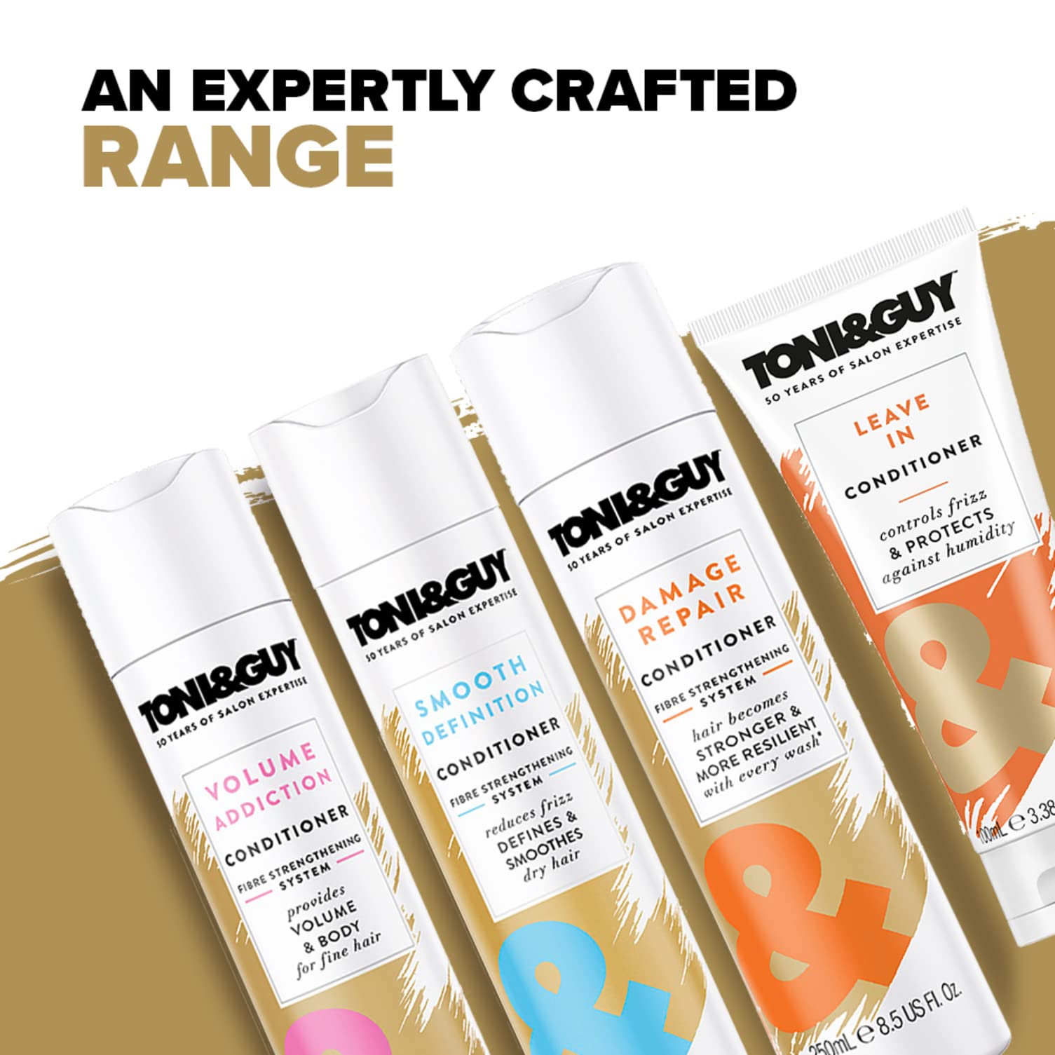 Toni&Guy Repairing Hair Conditioner for Damaged Hair - 8.5 oz | Deep Moisturizing Treatment for Dry, Brittle Hair | Salon-Quality Hair Care at Home