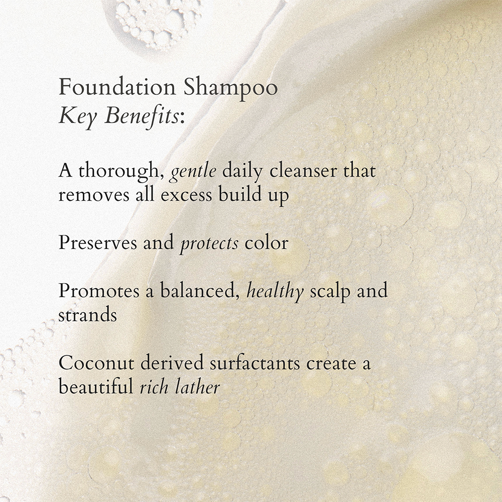 Best Foundation Shampoo for Hair Growth & Volume - Natural & Organic Hair Care for Men & Women - Perfect for Daily Use & Damaged Hair Repair