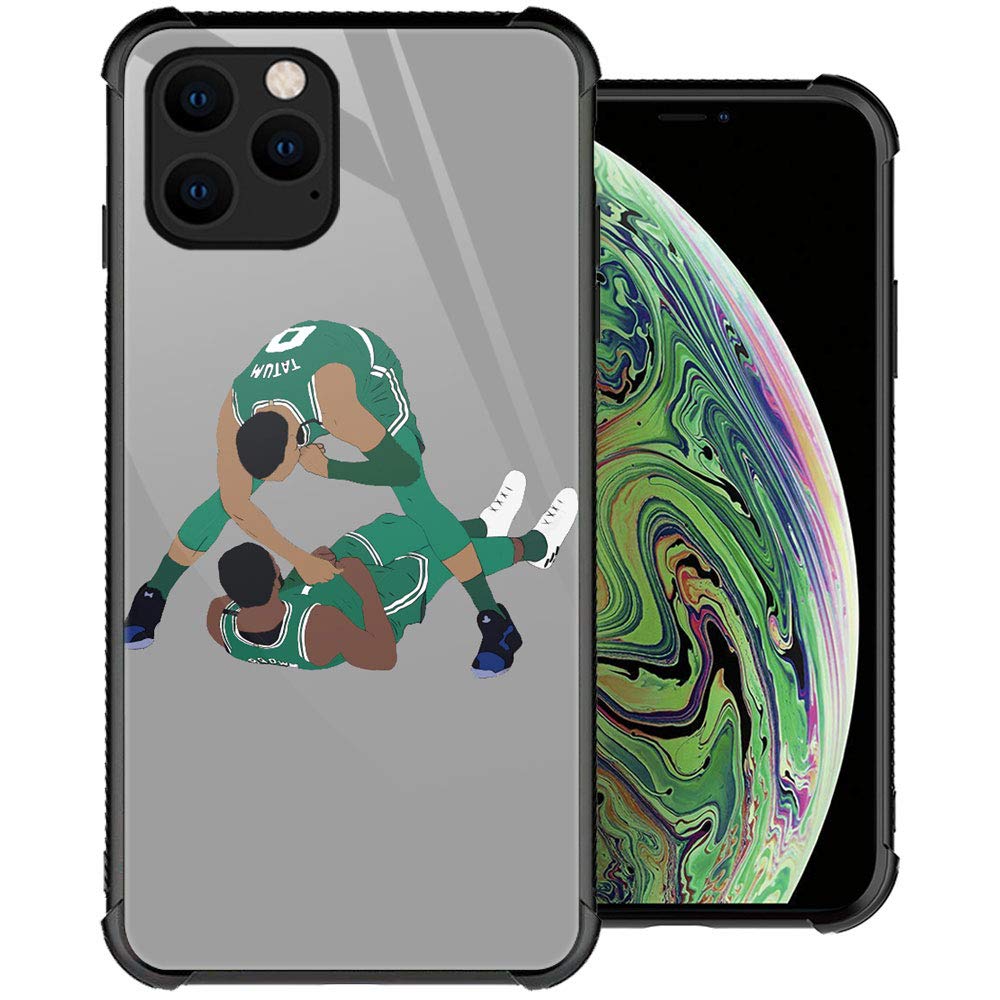 Premium Shockproof iPhone 11 Case - Tempered Glass Back & Soft Silicone TPU Protective Cover for Apple iPhone 11 - Perfect for Daily Use, Travel & Outdoor Activities
