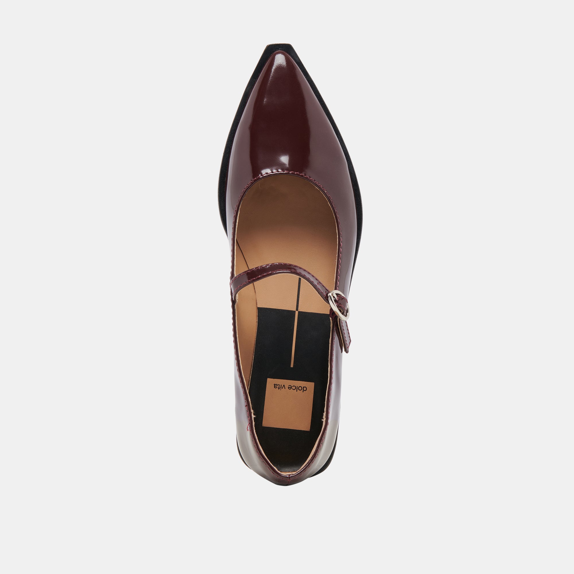 Largo Flats Cranberry Patent Leather Women's Shoes - Comfortable & Stylish for Work, Office, and Casual Wear