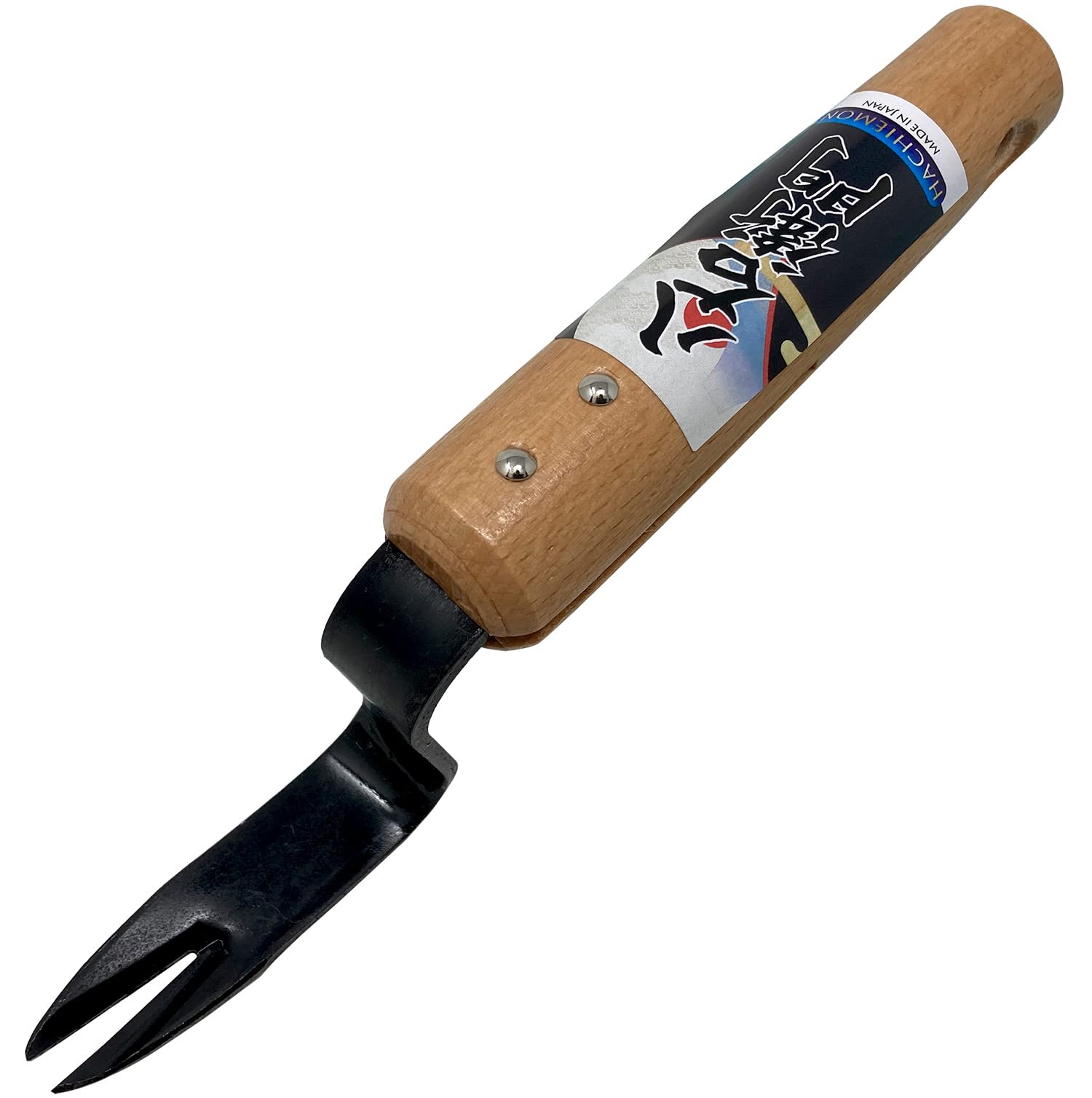 HACHIEMON Japanese Hand Weeder Tool - Durable Compact Garden Weeder for Efficient Weed Removal - Perfect for Flower Beds, Vegetable Gardens & Lawn Care