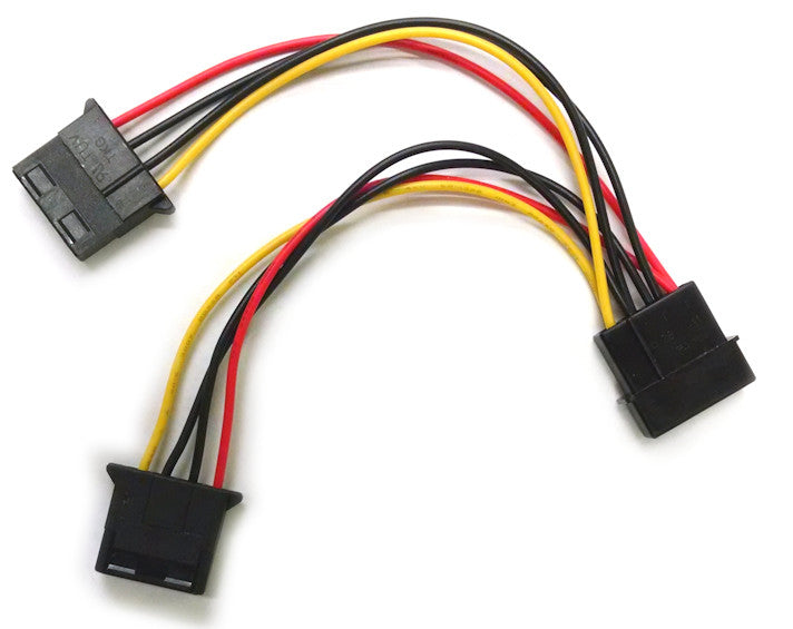 4Pin Internal Drive Power Splitter Cable - FC444 - Ideal for PC Builds, Server Upgrades & Multiple HDD/SSD Installations