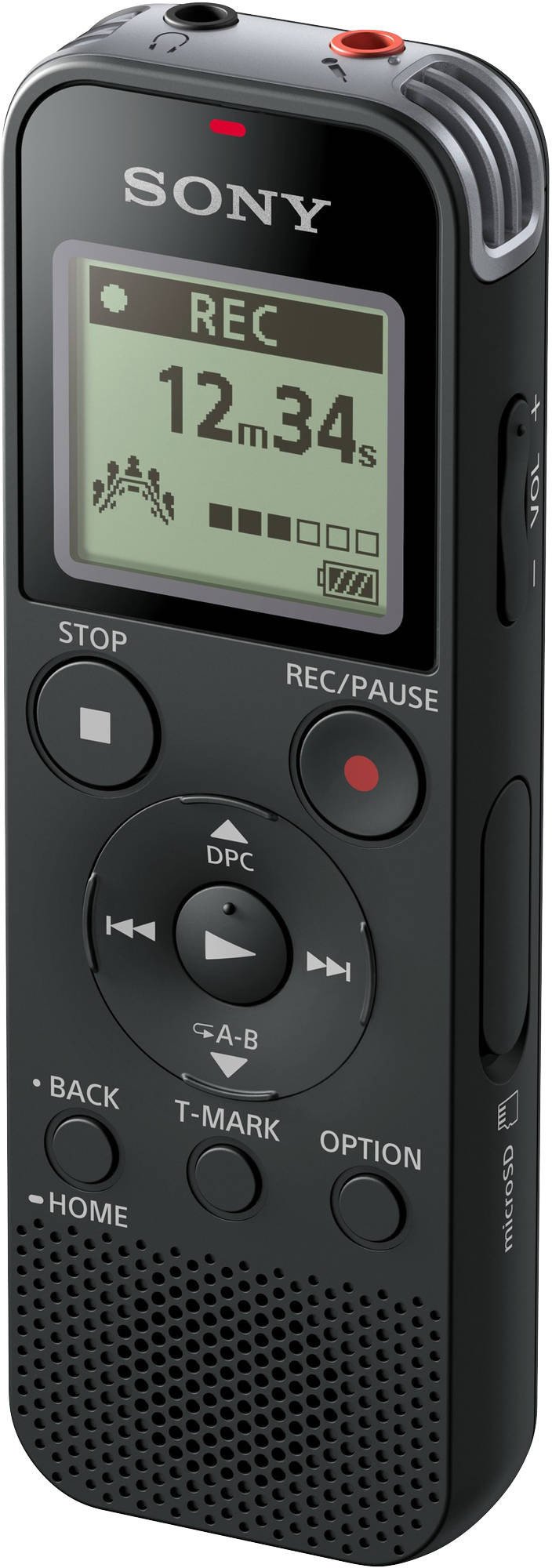 Sony ICD-PX470 Stereo Digital Voice Recorder with Built-in Microphone - 16GB Memory, MP3 Recording, USB - Perfect for Lectures, Interviews & Meetings (2-Piece Bundle)