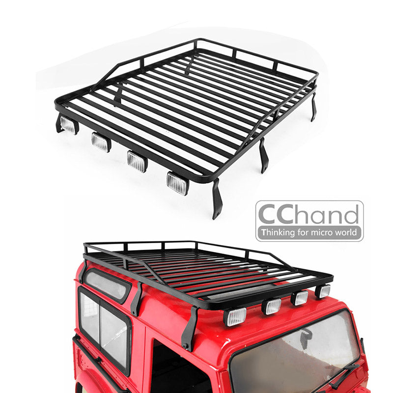 1/10 Scale CC Hand Metal Luggage Roof Rack Accessories for Gelande II G2 D90 RC Rock Crawler Car - Perfect for Off-Road Adventures & RC Car Customization