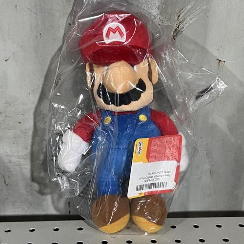 Official Jakks Super Mario 9 Inch Plush Toy - Soft Stuffed Collectible Figure for Kids & Adults - Perfect for Birthday Gifts, Room Decor, and Nintendo Fans Collection