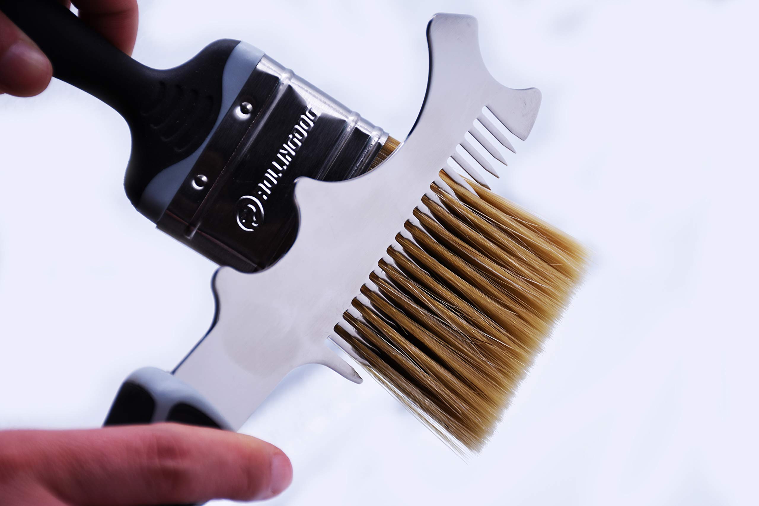 ROLLINGDOG Paint Brush Roller Cleaner Tool with Clip - Professional Paint Brush & Roller Cleaning Accessory for Artists & DIY Home Painting Projects