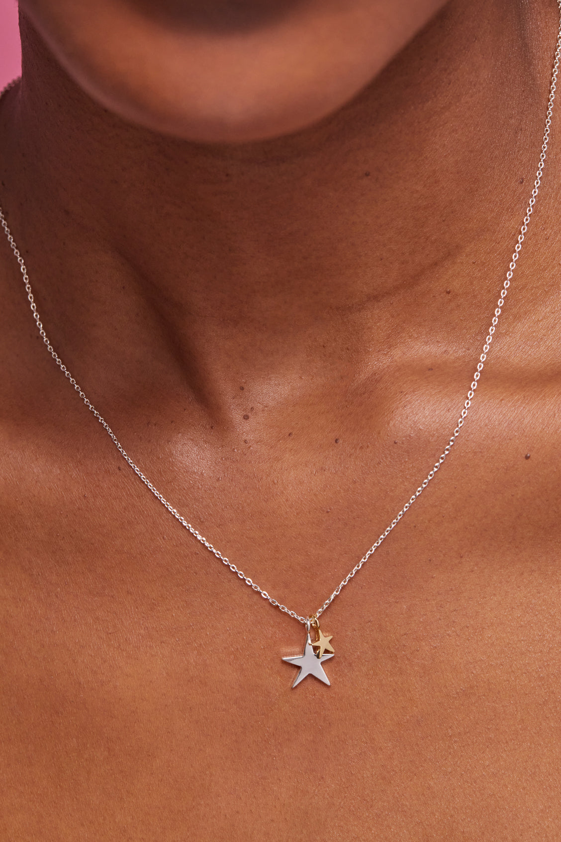 Double Hand Drawn Star Necklace - Unique Handmade Jewelry for Women | Perfect Gift for Birthday, Anniversary & Special Occasions