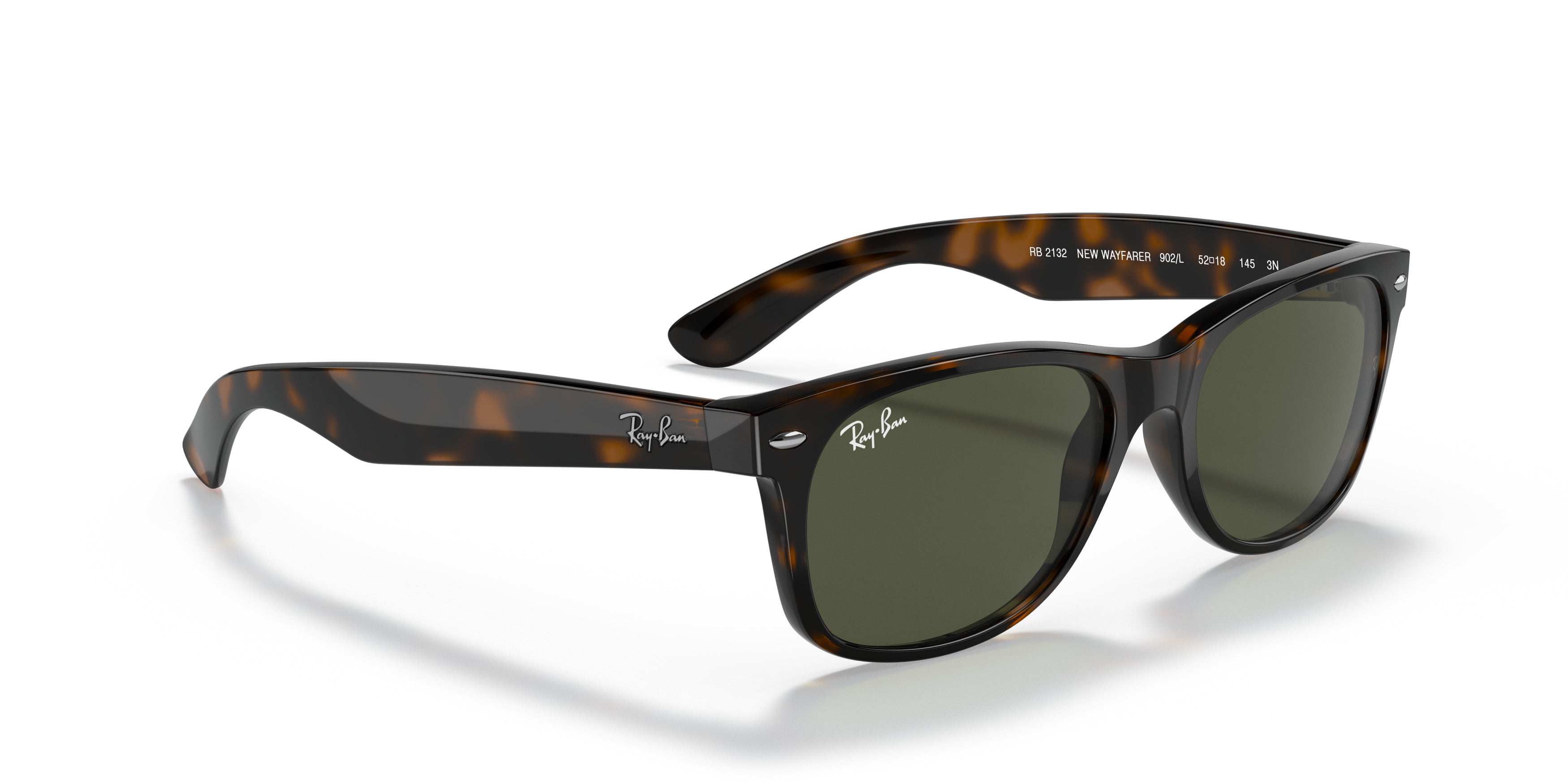 Ray Ban New Wayfarer Sunglasses - Classic Polarized UV Protection Aviator Style for Men & Women | Perfect for Driving, Beach & Outdoor Activities