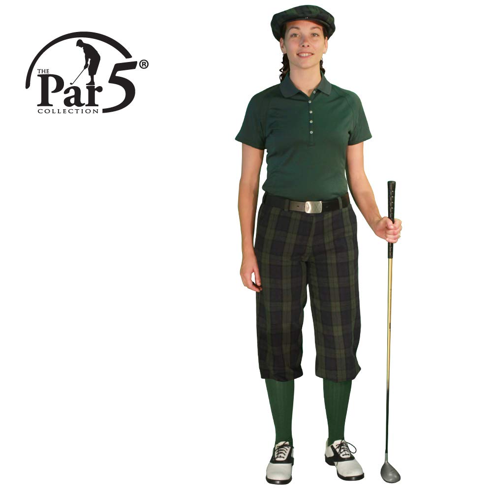 Plaid Women's 'Par 5' Golf Skirt - Classic Black Watch Tartan Pattern | Perfect for Golf Outings, Country Club Events & Casual Wear