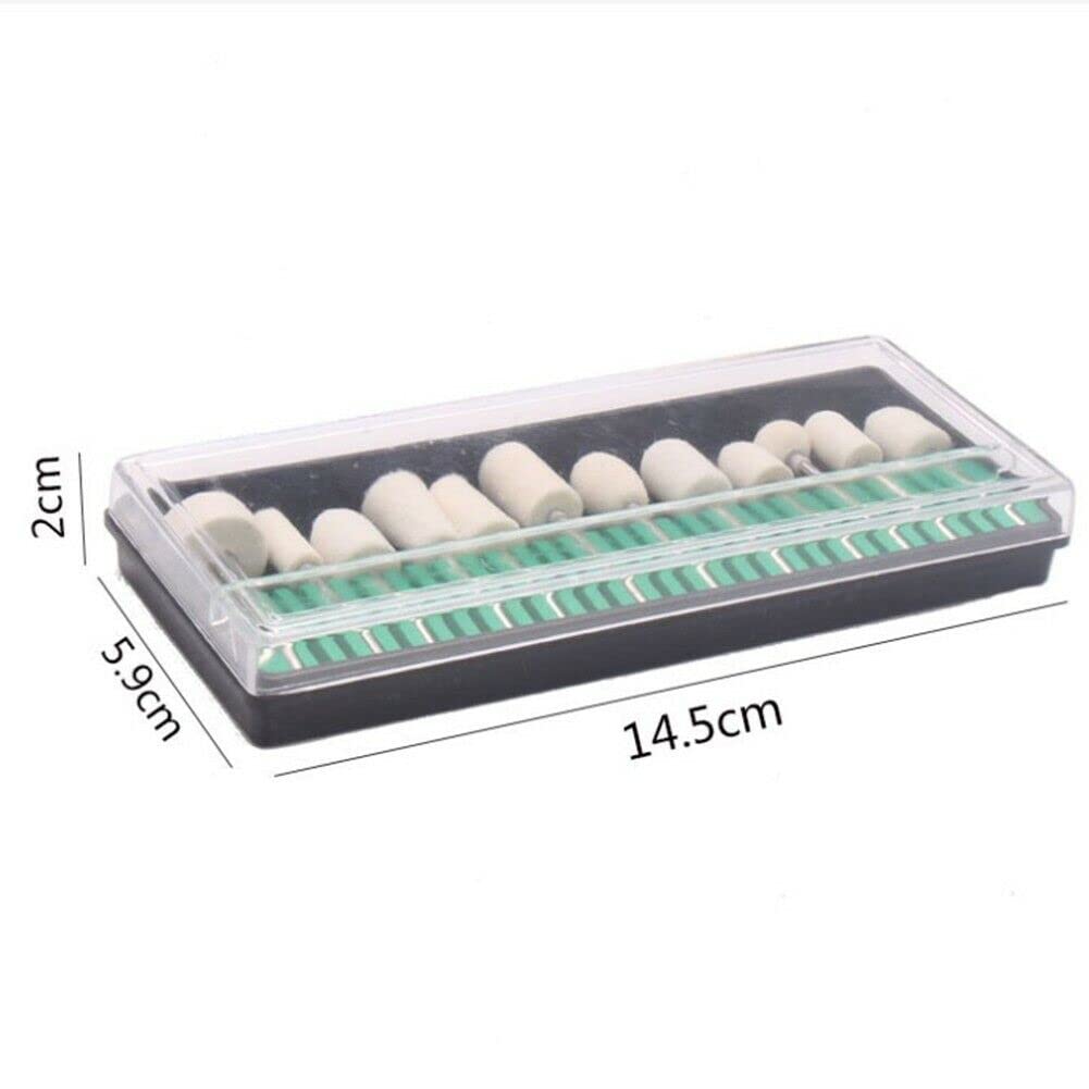 12Pcs Nail Head Polishing Mill Cutter Set - Professional Electric Manicure Drill Bits & Nail Files for Salon & Home Use - Perfect for Nail Art, Gel Polish Removal & Pedicure