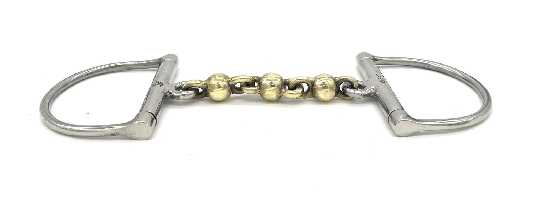 Jake Adams Brass Mouth Waterford Dee Bit - High-Quality Horse Bit for Western Riding, Dressage & Training | Perfect for Show Jumping & Equestrian Competitions