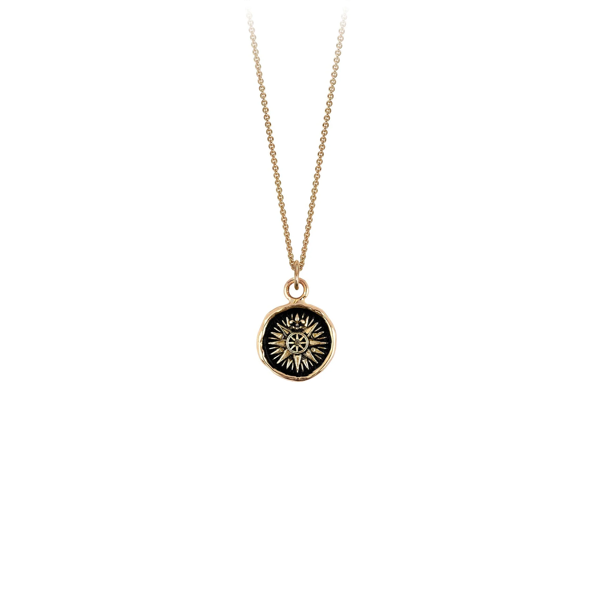 14K Gold Talisman Necklace for Women - Elegant Pendant Jewelry for Protection & Good Luck - Perfect for Gifts, Daily Wear & Special Occasions