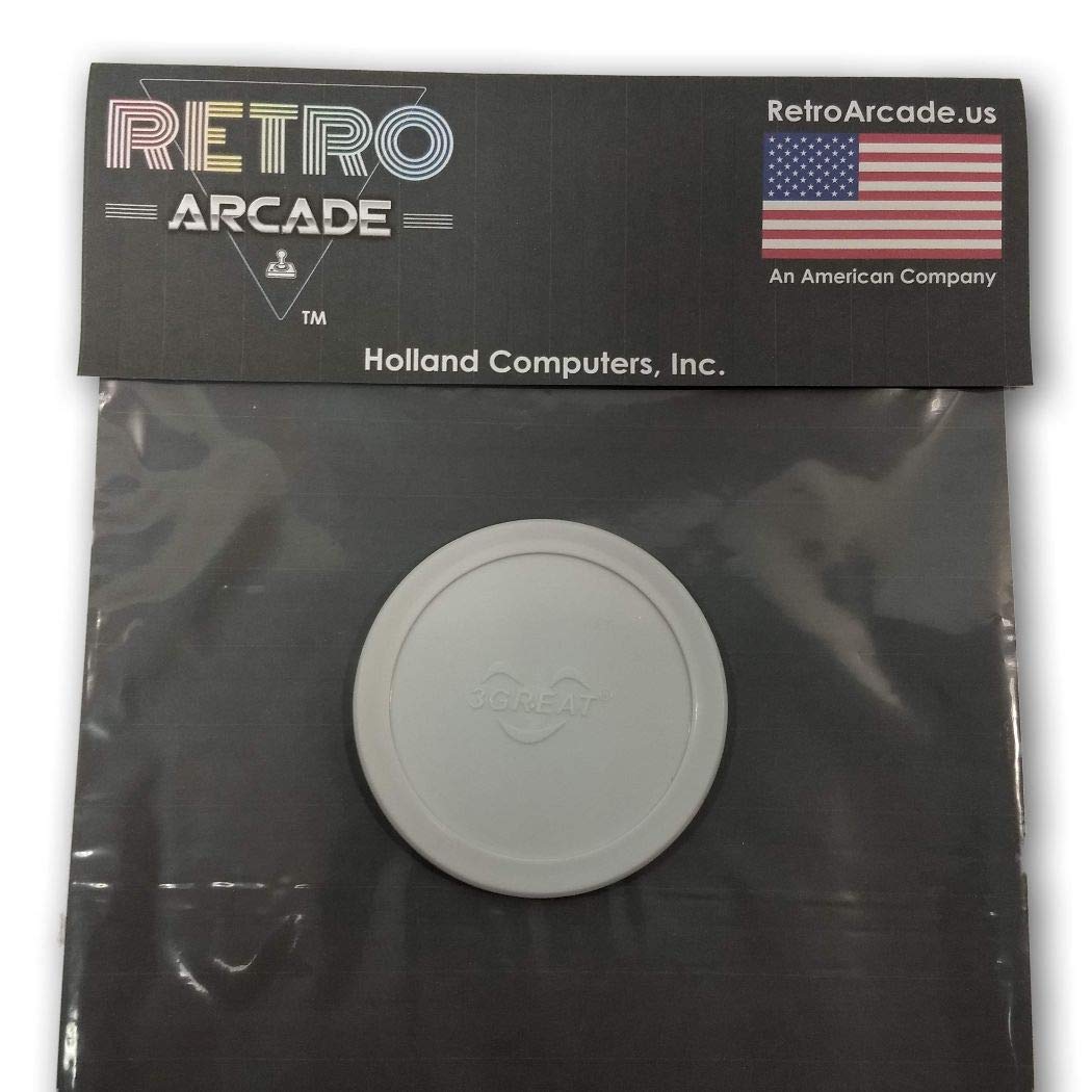 Arcade Hockey Table Replacement Air Puck - White - Perfect for Home Game Rooms & Arcade Bars