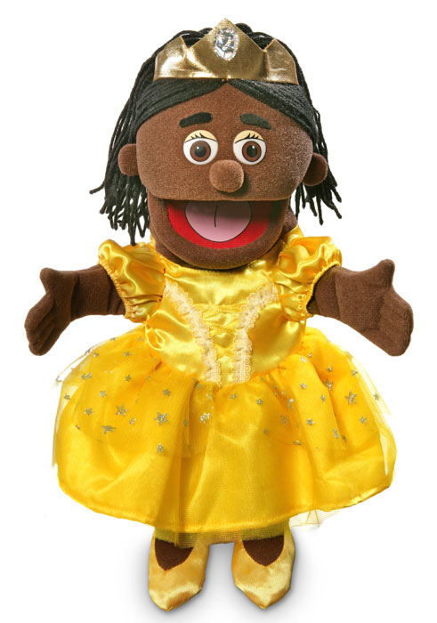 Jemima the African Princess 36cm Hand Puppet - Code 76 | Interactive Storytelling Toy for Kids, Classroom Activities & Puppet Shows