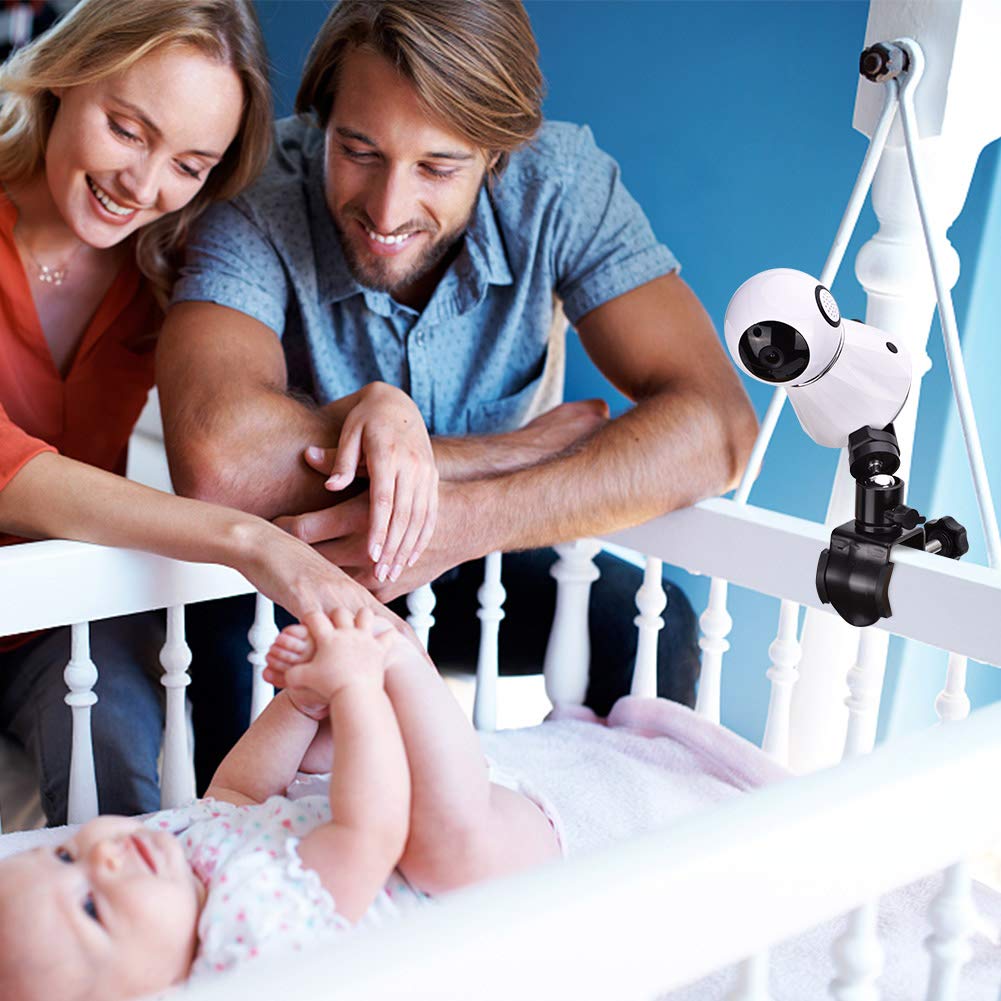 Universal Baby Monitor Bracket - 360° Adjustable Camera Holder for Home Security & Nursery Monitoring