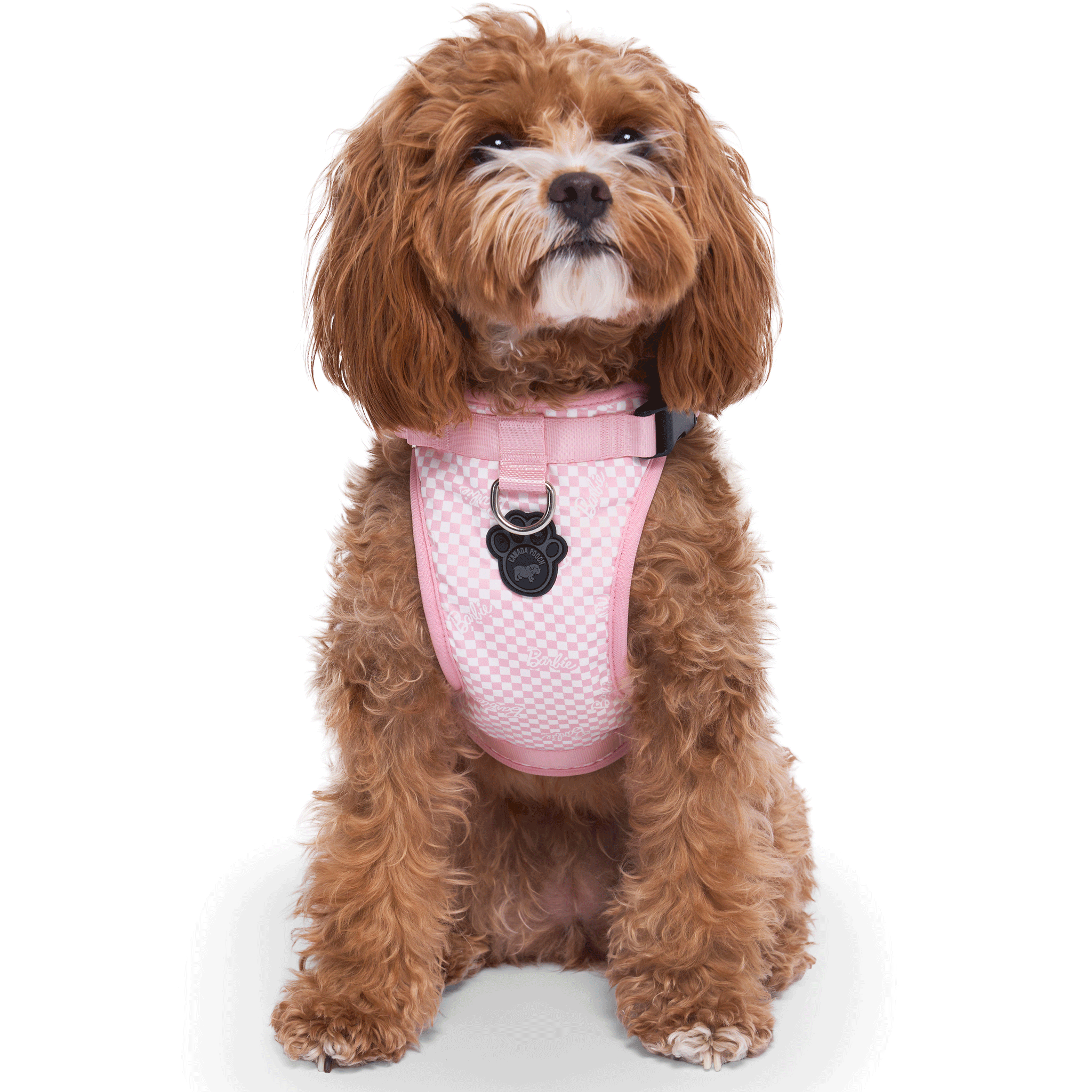 Barbie™ Everything Harness Checker - Adjustable Pet Harness for Small Dogs & Cats - Perfect for Walking, Travel & Outdoor Adventures