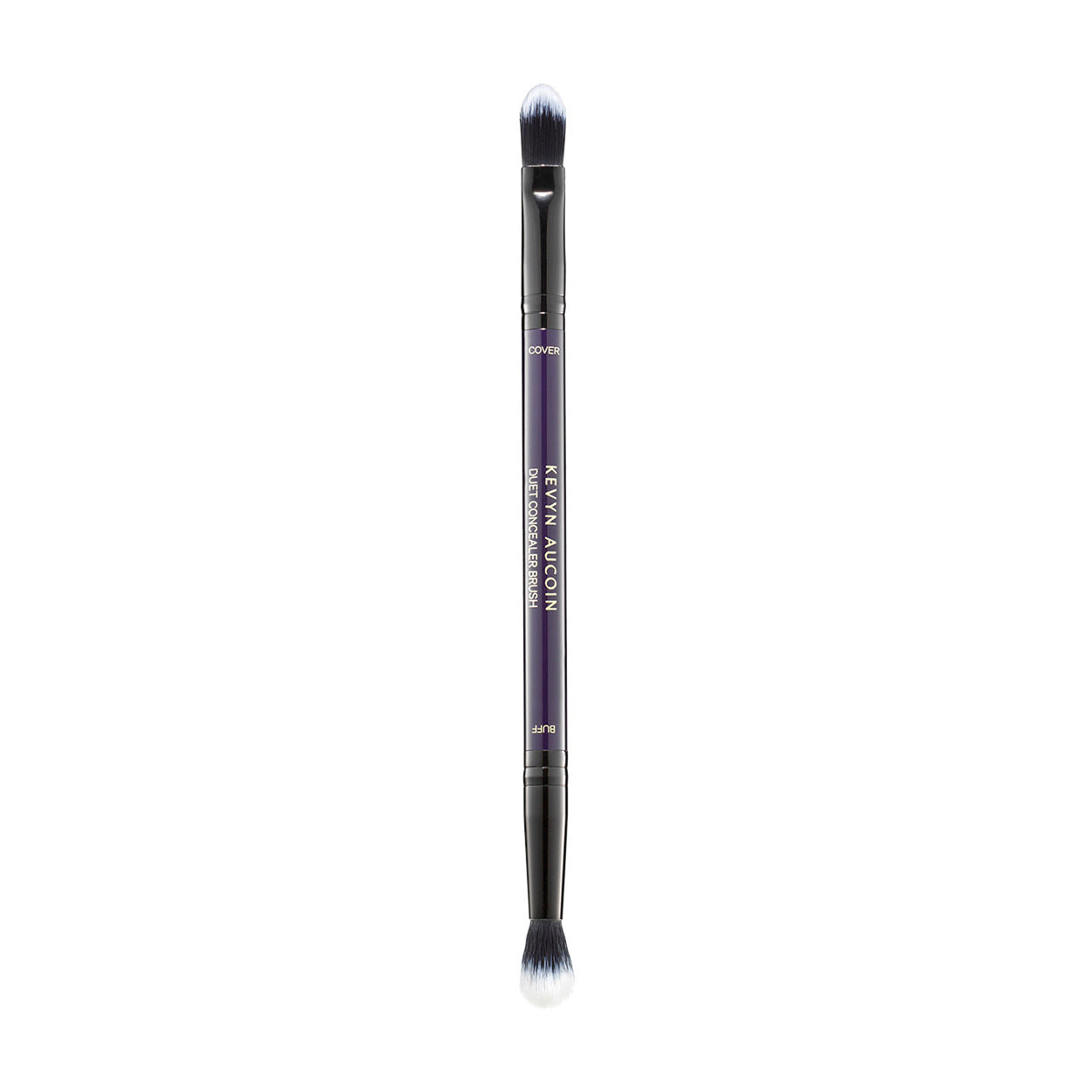 Professional Duet Concealer Brush - Dual-Ended Makeup Brush for Flawless Coverage & Blending | Perfect for Under Eyes, Blemishes & Contouring