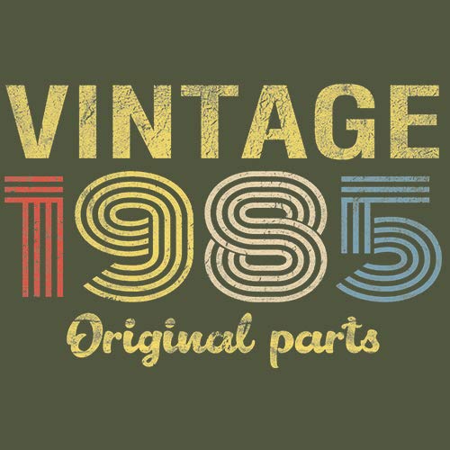 Vintage 1985 Retro 40th Birthday Gift for Men - Original Parts Themed T-Shirt - Perfect for 40th Birthday Parties & Nostalgic Celebrations