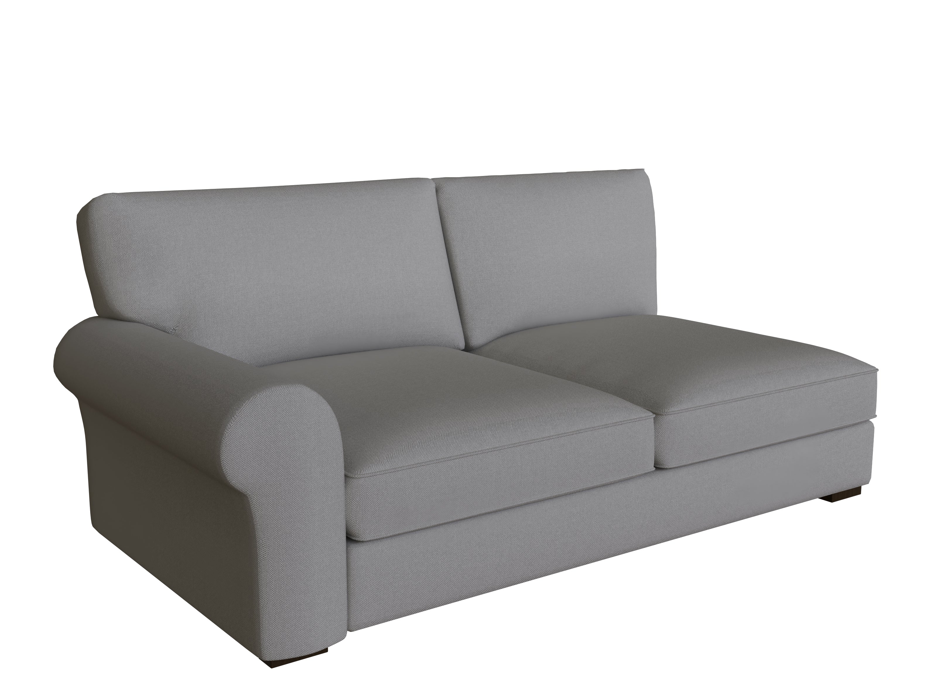 PB Turner Roll Arm Left Arm Loveseat Slipcover - Replacement Cover for Sectional Sofa Components | Perfect for Living Room, Family Room & Home Theater Furniture Protection