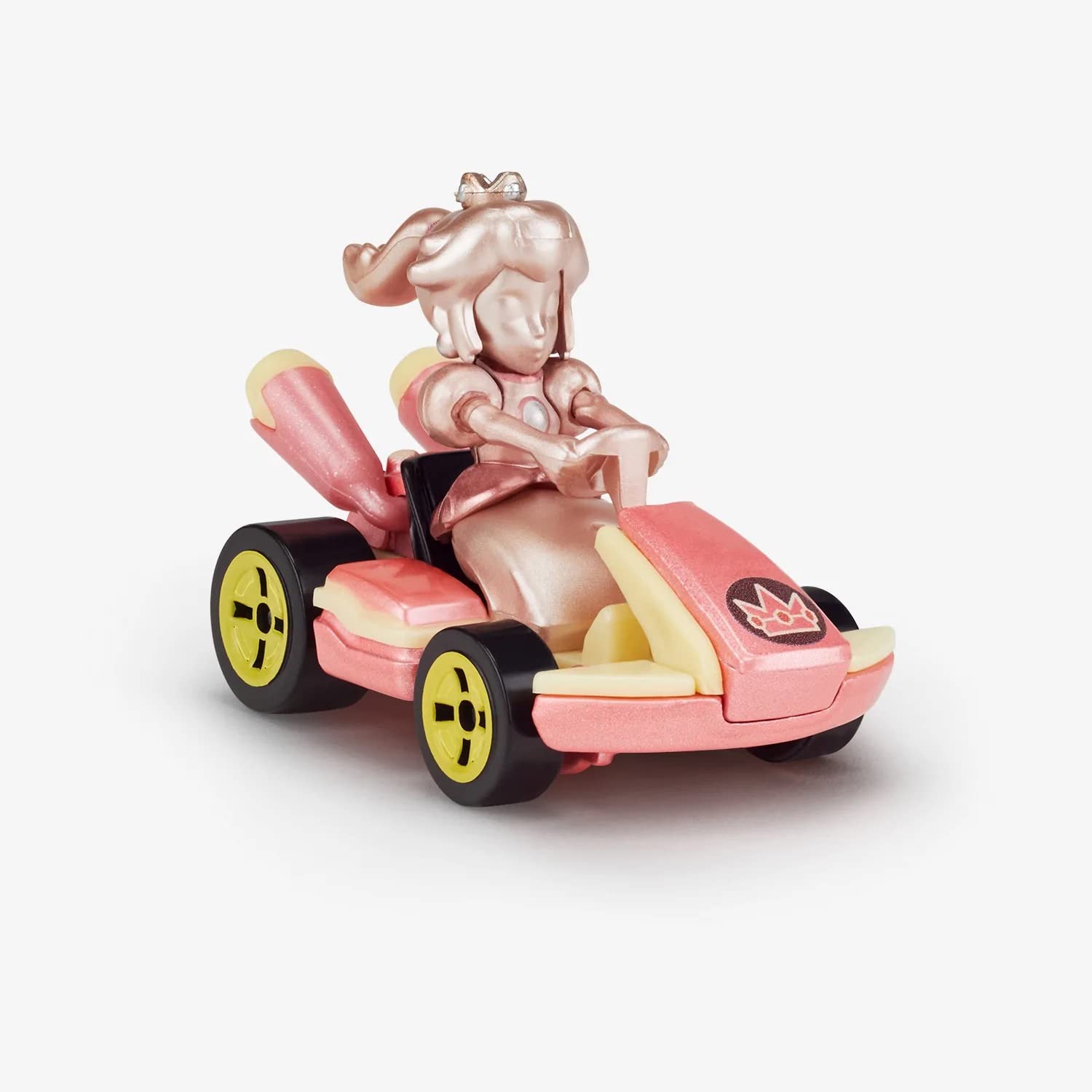 Hot Wheels Mario Kart Pink Gold Peach SDCC 2022 Exclusive Collectible Die-Cast Car - Perfect for Display, Gifts & Mario Kart Fans Collection