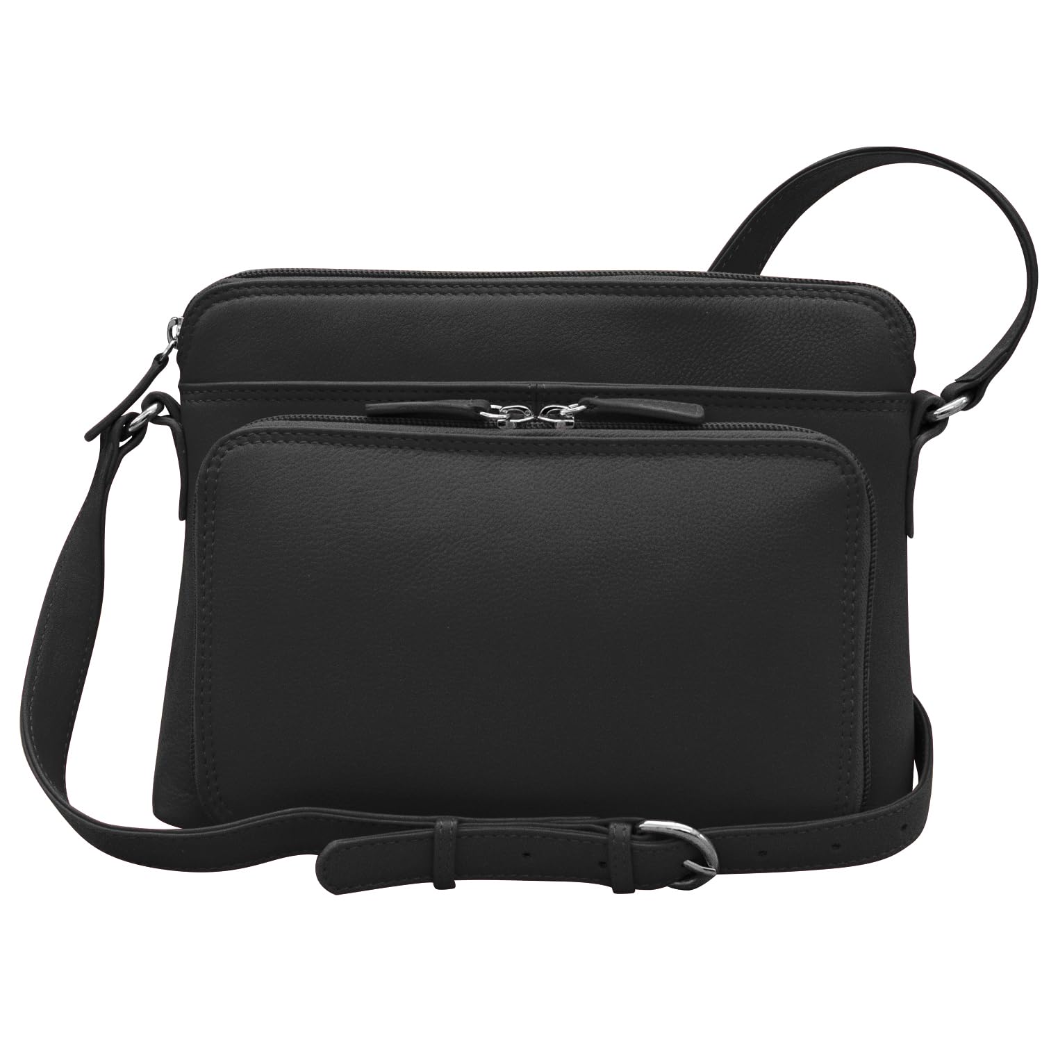 Premium Genuine Leather Crossbody Bag for Women - RFID Blocking Shoulder Purse with Adjustable Strap | Ideal for Travel, Work & Everyday Use | ili New York Fashion Handbag