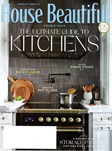 House Beautiful Magazine - August & September 2021 Issue - Home Decor Inspiration & Interior Design Trends for Fall