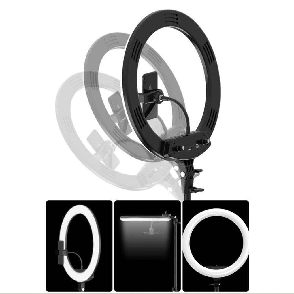 AOHMG 10-Inch Ring Light with Stand & Phone Holder - LED Selfie Light Kit with Remote Control for Live Streaming, Makeup, YouTube Videos, TikTok, Photography & Video Calls