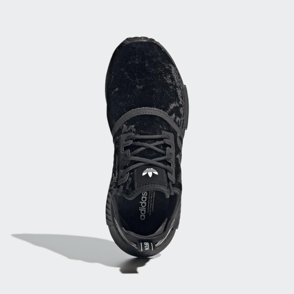 adidas Women's NMD R1 Running Shoes - Black Athletic Sneakers for Women | Lightweight Comfortable Walking & Gym Shoes for Workout, Casual Wear & Street Fashion