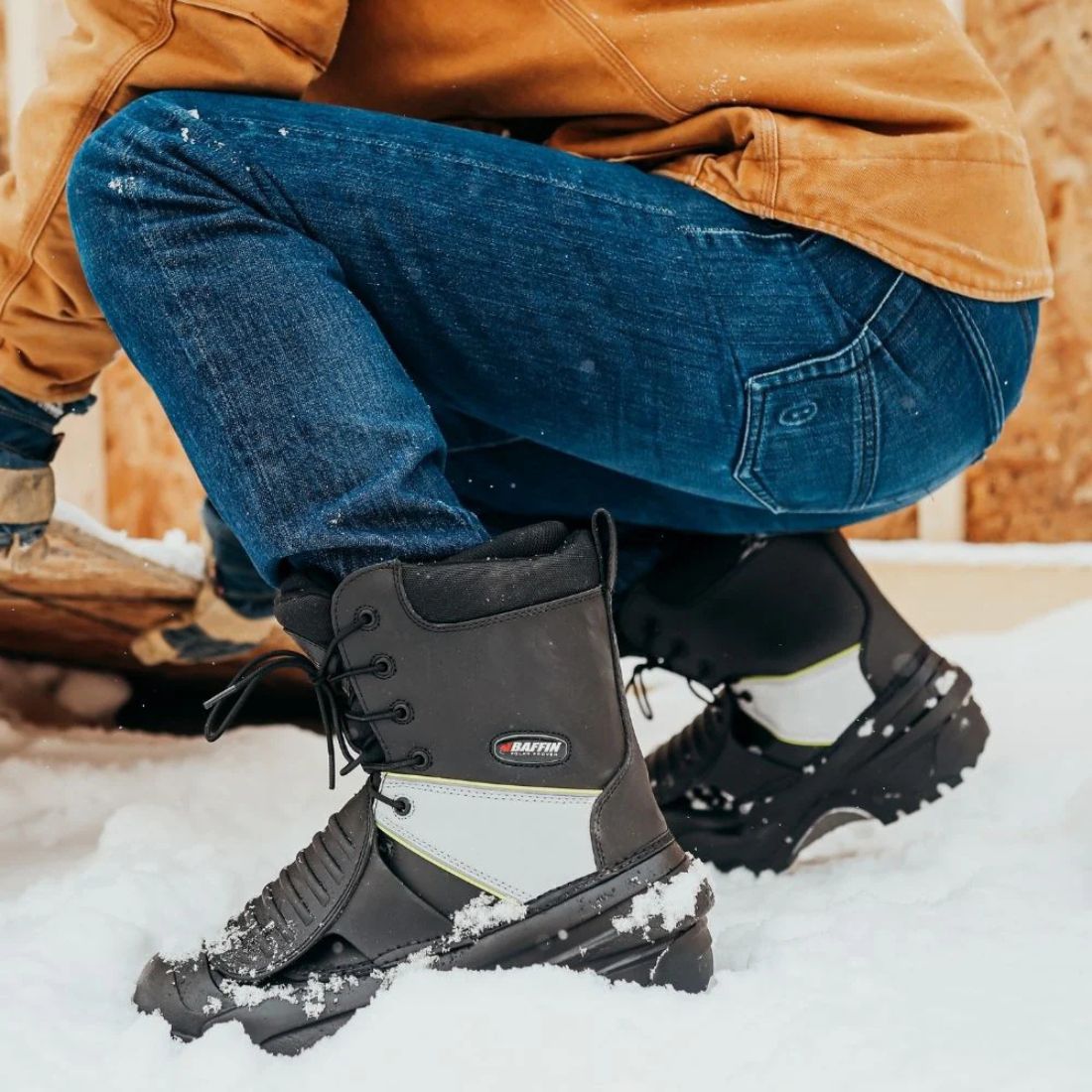 Baffin Blast Cap Men's Size 12 Winter Composite Toe Work Boots with Metatarsal Guard - Waterproof Safety Boots for Construction, Oil Rig & Cold Weather Work
