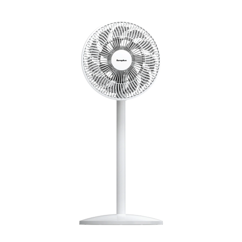 Europace ELF3124D 12-Inch Oscillating Living Room Fan with Remote Control - White - Quiet Cooling for Bedroom, Office & Home Use