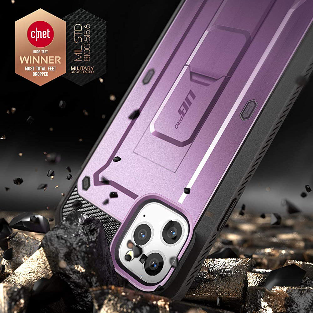 iPhone 11 Pro Max 6.5 Inch Shockproof Case - Unicorn Beetle Pro Series Rugged Protective Cover with Metallic Purple Finish | Perfect for Outdoor Activities, Work & Daily Use