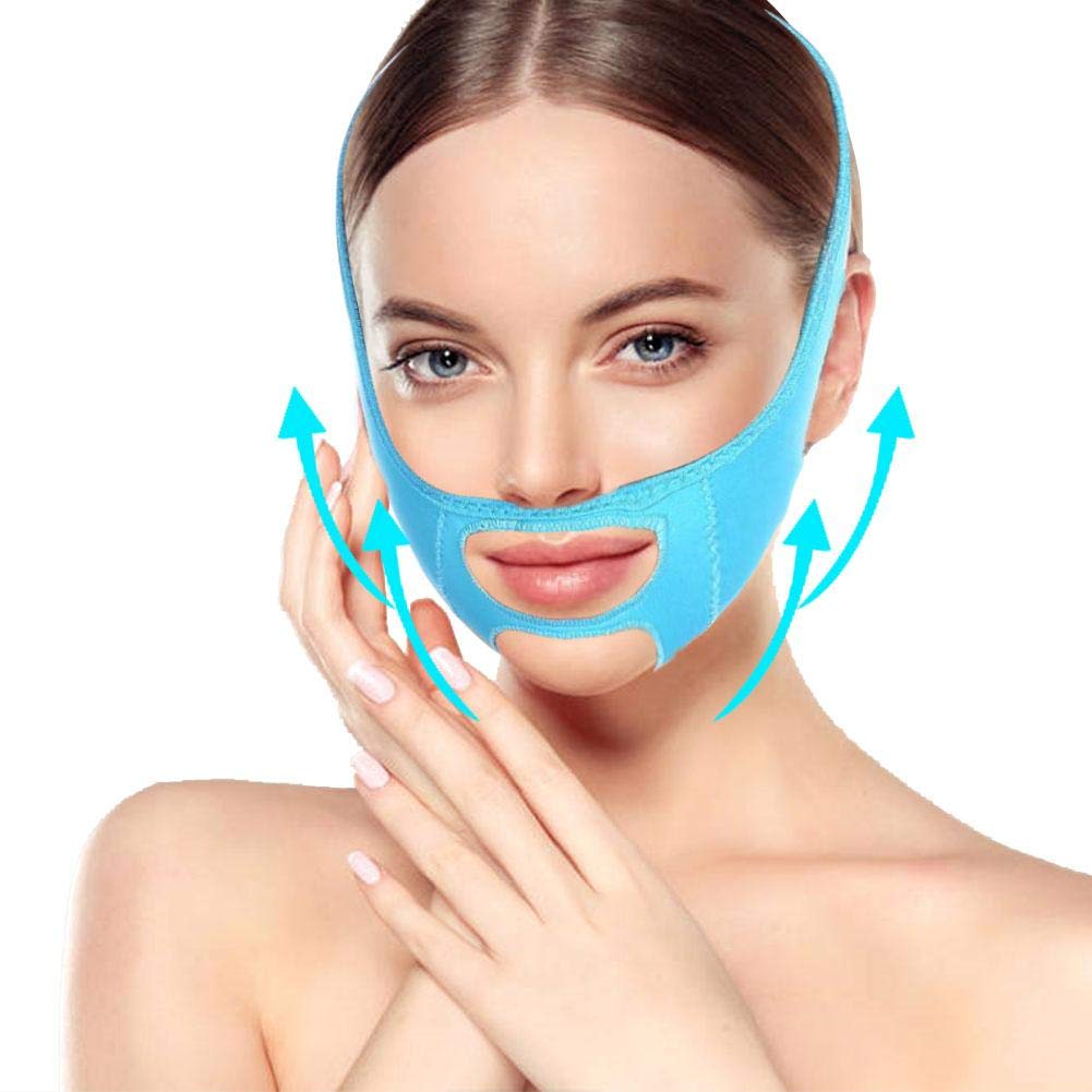 V Line Face Mask - Anti-Wrinkle & Face Lifting Band for Double Chin Reduction - Skin Tightening Facial Bandage for Firming & Slimming - Perfect for Daily Skincare & Beauty Routine