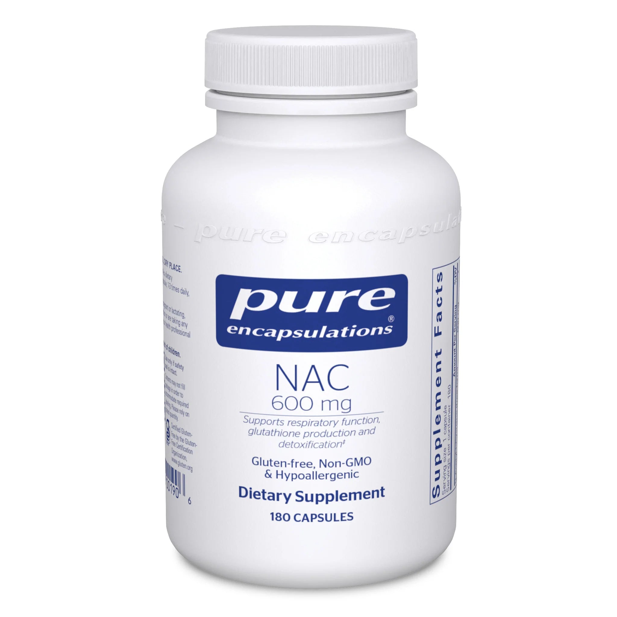 NAC 600mg 90 Capsules | N-Acetyl Cysteine Supplement for Liver Support & Detox | Antioxidant for Respiratory Health & Immune Boost | Daily Wellness & Recovery Supplement