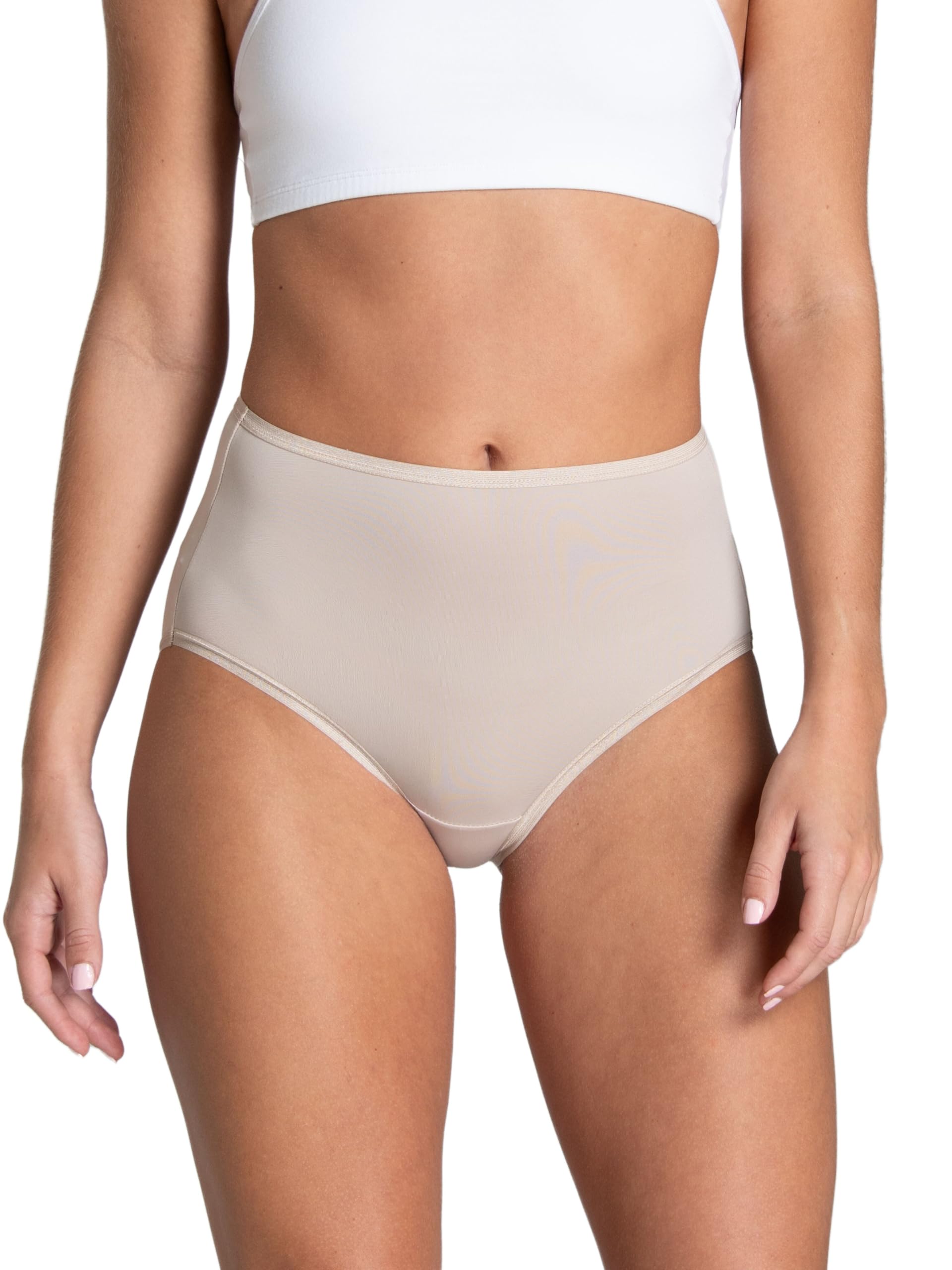 Fruit of the Loom Women's Lightweight Microfiber Underwear - Soft, Breathable & Comfortable Panties for Everyday Wear - Plus Size Available - Perfect for Workouts, Yoga & Daily Comfort