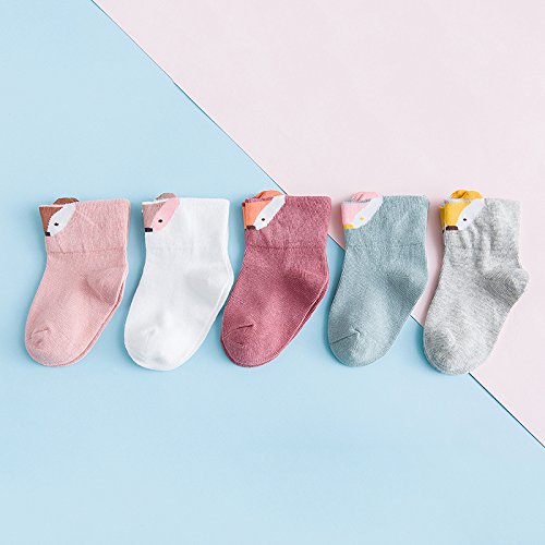 Soft Baby Socks for Toddlers & Infants - Cute Cartoon Pattern Ankle Socks for Boys & Girls | Perfect for Playtime, Daycare & Family Outings