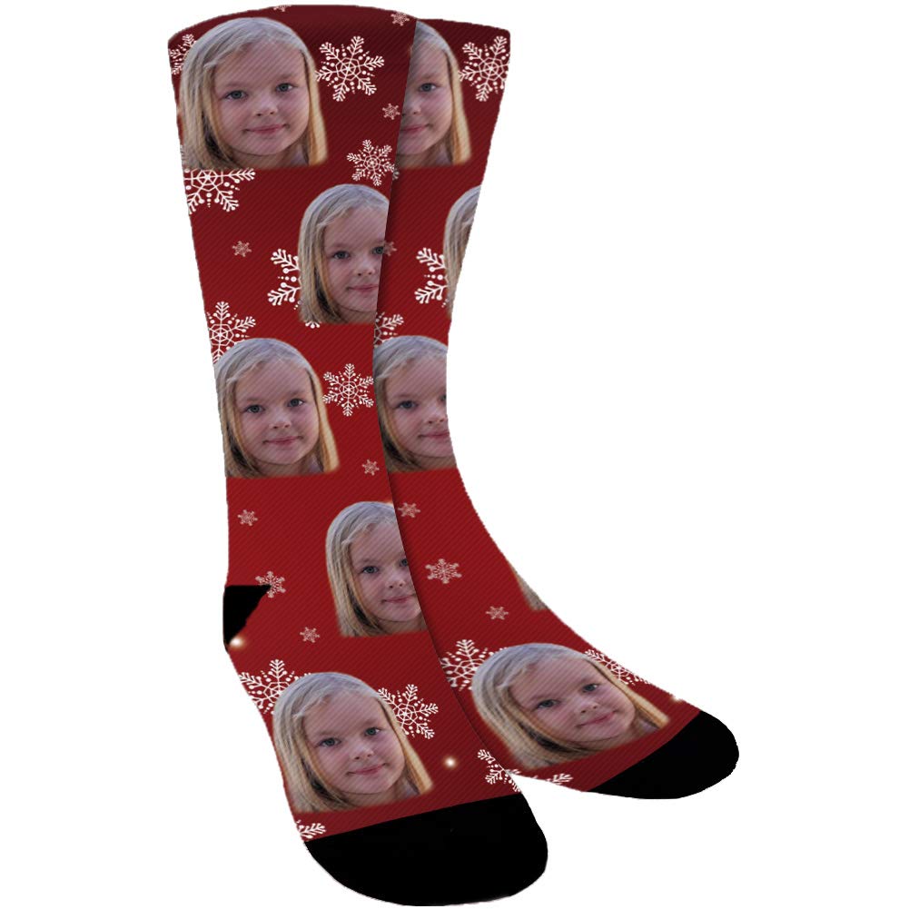 Custom Photo Socks with Your Face - Personalized Dog Socks for Men & Women | Unique Gift for Pet Lovers, Couples & Family