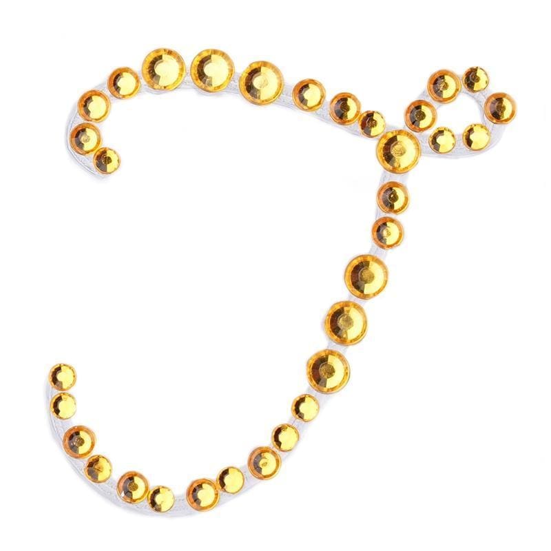 12-Piece Gold Letter Rhinestones Gem Stickers for DIY Crafts, Scrapbooking, and Nail Art - Perfect for Home Decor, Wedding Invitations, and Party Decorations
