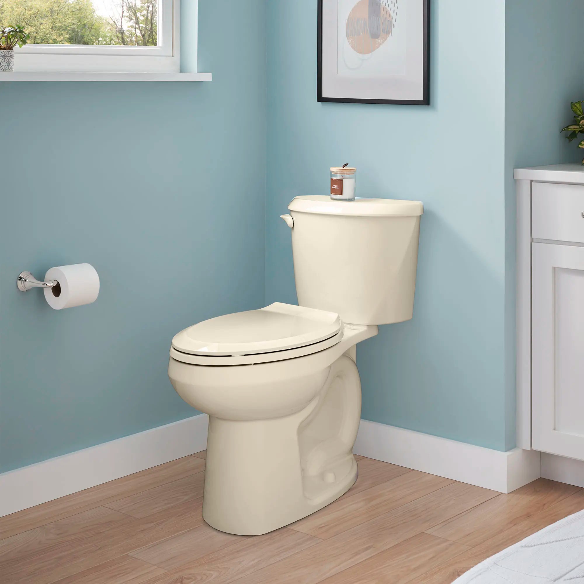 Colony® Two Piece 1.6 GPF/6.0 LPF Elongated Chair Height Toilet Bowl Without Seat - Perfect for Modern Bathrooms, Small Spaces & ADA Compliant Restrooms