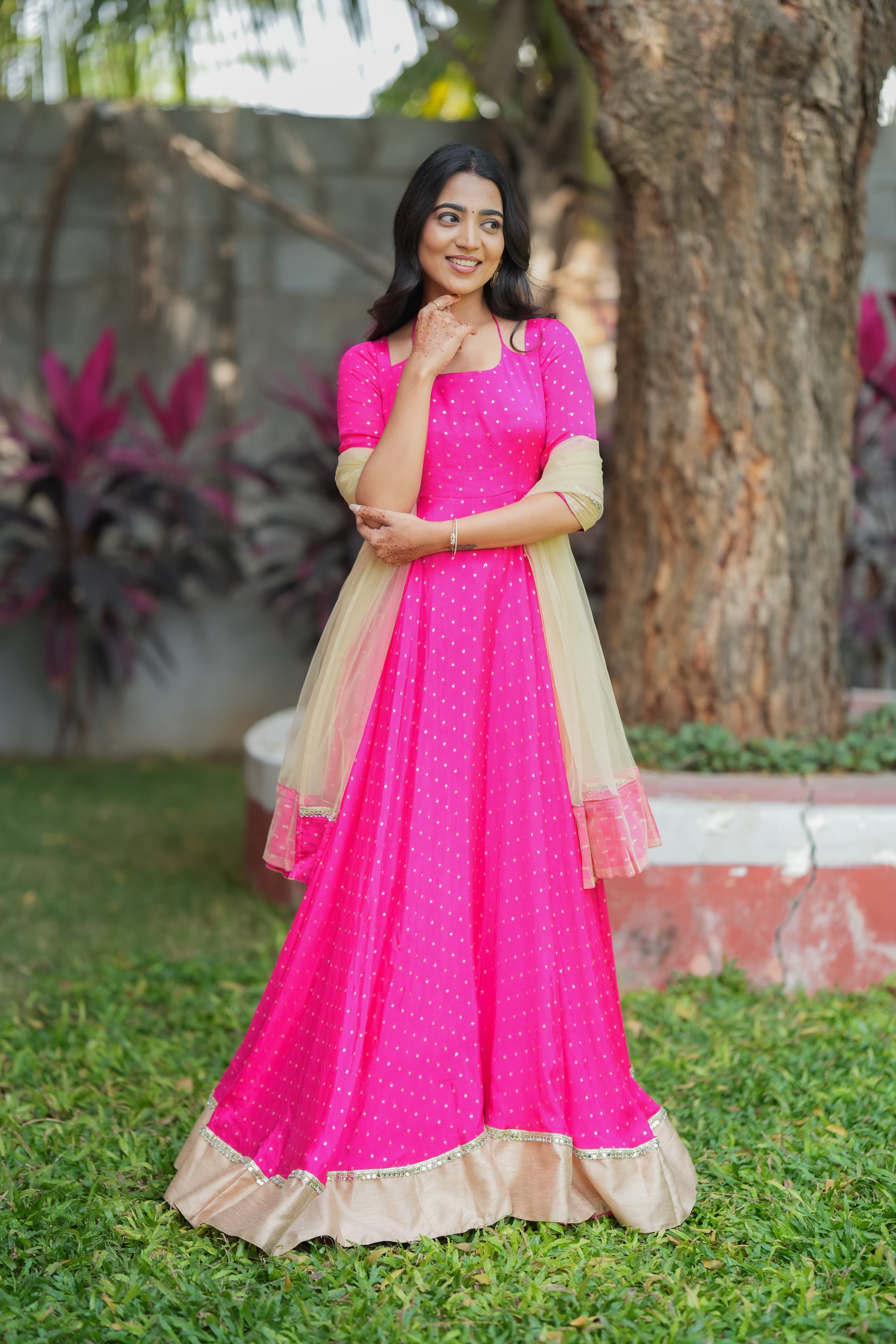DD634 Designer Anarkali Kurti - Elegant Indian Ethnic Dress for Women | Perfect for Festivals, Weddings & Special Occasions