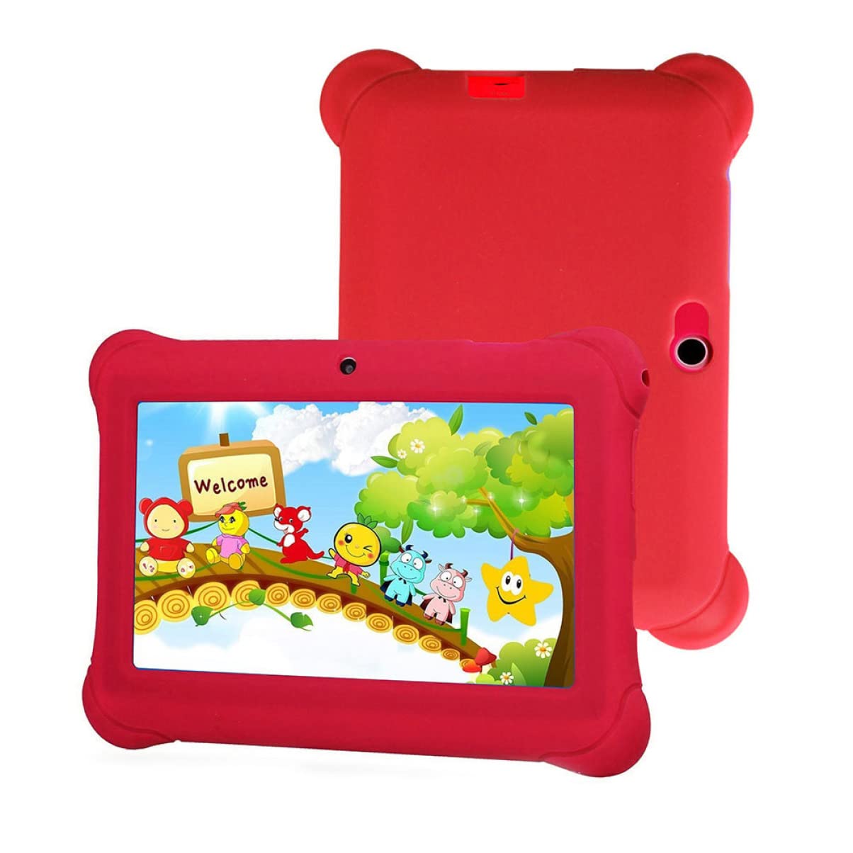 Jojofuny 2-Pack 7-Inch Educational Kids Tablet - Interactive Learning Tablet for Children Ages 3-8 | Perfect for Homeschooling, Travel & Early Childhood Development