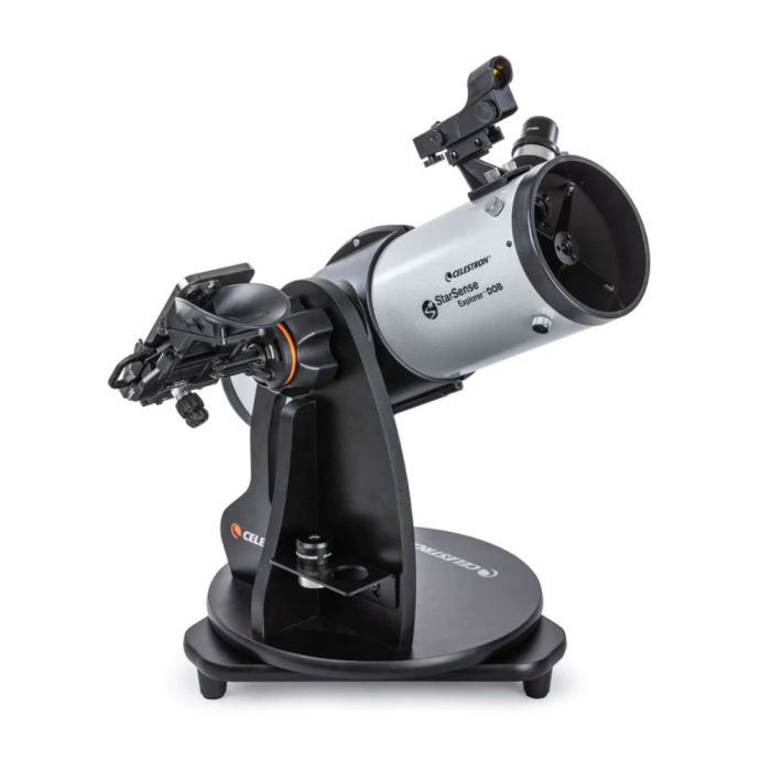 Celestron StarSense Explorer 114mm Tabletop Dobsonian Telescope | Smartphone-Assisted Astronomy for Beginners | Perfect for Stargazing, Backyard Astronomy & Educational Use